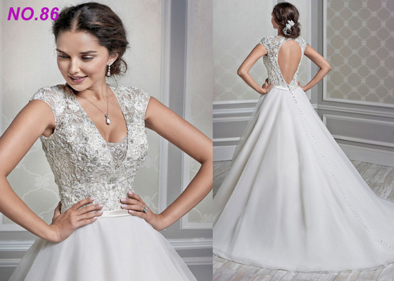 Shaped Suknie ślubne w stylu księżniczki / Koraliki Dekoracje Princess Suknie balowe