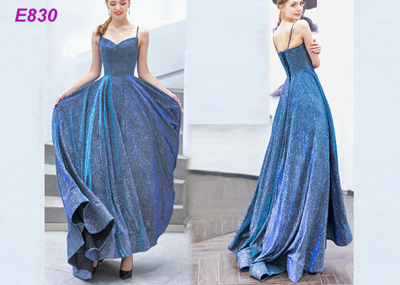 Spódnica z gwiaździstym niebem spaghetti pasek wieczorowa formalna suknia wieczorowa